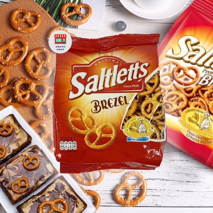 Sea Salt Raclets Saltletts Brezel Seasalt 150g ขนมปังอบกรอบ ตราลอเรนต์ | Lazada.co.th