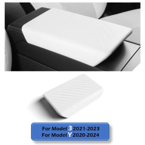 For Tesla Model Y YL Juniper Model 3 Highland TPE Armrest Box Cover Center Console Armrest Soft Lid Armrest Box Pad Accessories