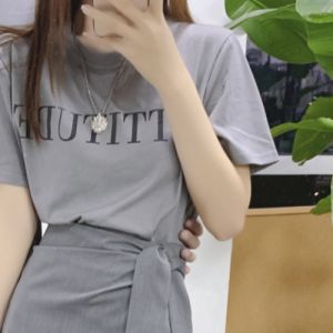 XILANDUO | Couple Short Sleeve Printed T-shirt Set