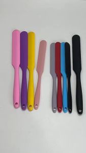 PISAU SELAI MENTEGA SILIKON MINI CREAM BUTTER KNIFE SPATULA JAR OLES ROTI KRIM PANJANG SLIM