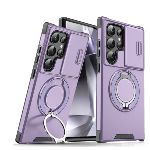 Ring Stand Wireless Charging Supported Shockproof Phone Case