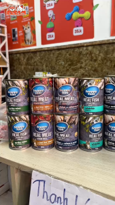 Pate lon Snappy Tom Real Fish 400g cho Mèo Cá nguyên con nhiều dinh dưỡng