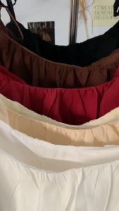 5 màu 2 lớp chất cotton thô dày dặn áo 2 dây cột form tùng bí bồng bềnh đáng yêu năng động gợi cảm dễ phối cam kết nhận hàng như video shop tự quay EMLY TOP