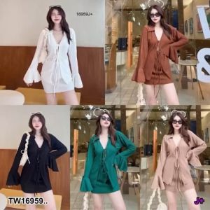 2 ชิ้น เสื้อเชิ้ต TW16959 ชุด ช่อง 2 สำหรับกระบวนการแขนระบาย + กระโปรง 100% สำหรับการใช้ในการเสื้อ