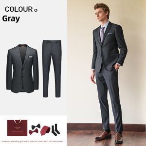 Wedding Groom Suit Brown Tuxedo Four Seasons