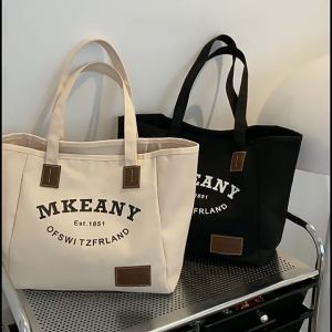 💥พร้อมส่ง💥 HENGHENG1🎈🎉 กระเป๋า Tote Bag ชุดบรรยาย กระเป๋าผ้า สไตล์เกาหลี ทนทาน มินิมอลมาก ผ้าแคนวาส จุของได้เยอะ