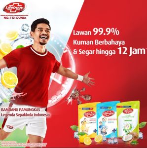 Lifebuoy Sabun Mandi Cair Cool Fresh 380ml x2