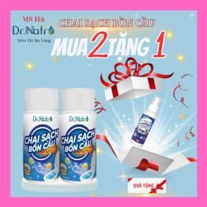 COMBO 2Lọ sạch bồn cầu Dr.Natro 300ml diệt sạch đến 99% vi khuẩn và khử mùi hôi bồn cầu