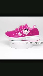 FIURI & Ando LILY FLY VELCRO KIDS 28-32 Pink - Sepatu Kets Anak Perempuan