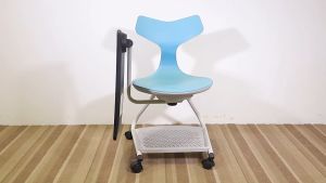 Node Chair Student Chair With Armrest Training Chair with Writing Tablet Adjustable Folding Swiveling Executive Chair