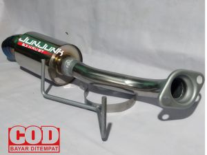 KNALPOT PIPA MOBIL Knalpot Mobil Bolt On Brio lama / Allnew Brio / Jazz gd3gk5/ Yaris Lama muffler JS RACING/HKS
