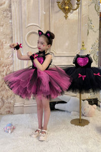 Childrens Halloween Kindergarten Role Play Cos Kitty Modeling Nekopara Dress up Tail Cat Ear Accessories