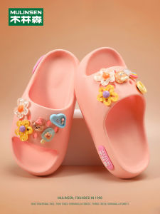Princess Style Outdoor Slip-resistant Soft-soled Childrens Sandals Home Comfortable Cute Girls Slippers Woodlinse Brand