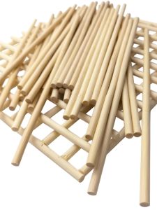 Disposable Bamboo Chopsticks DIY Handmade House Model Material round Stick Creative Ice Cream Stick Snow Cone Stick Chopsticks