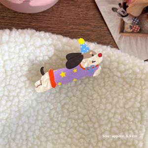 Cute Cartoon Dog Cat Hair Clips for Side Bangs and Loose Hair
