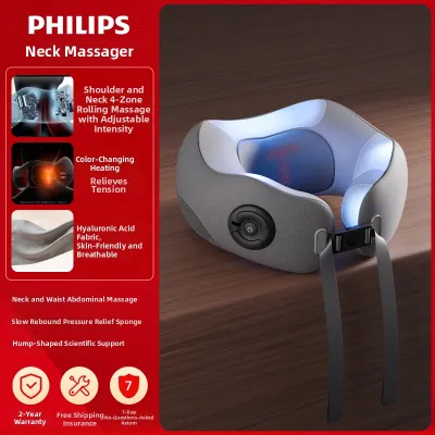 Philips | Heating Shoulder and Neck Massager Hand-like Kneading Lumbar & Abdomen Massage U-shaped Pillow