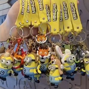 Gantungan Kunci Kartun Minion Lucu Gantungan Kunci Tas Sekolah Liontin Zodiak Shio Series