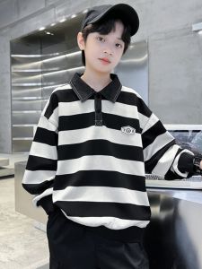 Áo Nỉ Dài Tay Mùa Xuân Thu Cho Bé Trai Áo Nỉ Phong Cách Hàn Quốc Áo Nỉ Trùm Đầu Áo Nỉ Có Mũ Trùm Đầu Áo Nỉ Không Có Mũ Trùm Đầu