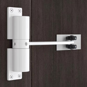 Automatic Door Closer Metal Adjustable Heavy Duty Safety Spring Silenciar Durable Convert Hinged Door Interior Exterior