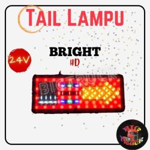 UNIVERSIAL FLASH & MOVE ARROW 24V LED TAIL LAMP #led #trailerled #isuzu #hicom #truck #lori #lorry #taillamp #signal