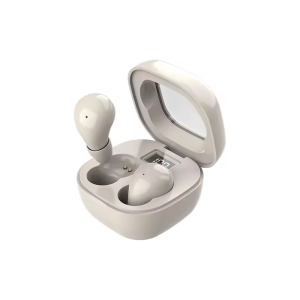 SK19 Mini Invisible Headphones Wireless Bluetooth 5.3 Headphones Bass Sleeping Headphones with Microphone Noise Cancellation HD