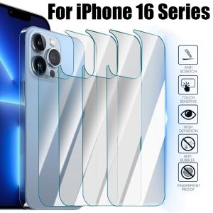 ฟิล์มป้องกันหน้าจอด้านหลัง3ชิ้นฟิล์มไฮโดรเจลสามารถใส่ได้กับ IPhone 16 16บวก16Pro ป้องกันทุกส่วนของเครื่องแบบใสหน้าจอด้านหลัง