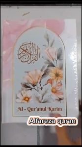 Alfareza - Al Quran Custom Nama Ukuran A5 / A6 | Quran Terjemahan Perkata Non Terjemah Bisa Tulis Nama | Alquran Cover AA-011Custom Nama
