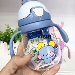 BOTOL MINUM ANAK BALITA BAYI TANDUK RUSA 250ML ANTI TUMPAH DENGAN TALI