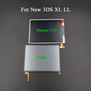 LCD Display Screen with Touch Digitizer for New 3DS 3DS XL and 3DS LL – Upper and Lower Replacement Glass