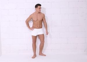 Handuk Mandi Pria Dewasa Lembut Bulu Short Pants Towel Microfiber Soft Wearable