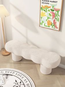 French Cream-Style Shoe Changing Bench