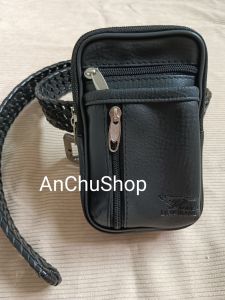 ซองหนังใส่มือถือแบบคาดเข็มขัด กระเป๋าคาดเอว พร้อมส่ง