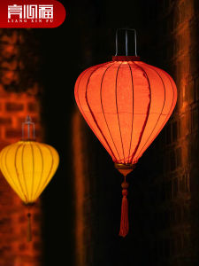 Đèn Lồng Cưới Phong Cách Trung Hoa Bằng Vải Satin Chống Nước Hình Kim Cương Họa Tiết Hoa Cầm Tay Cho Trẻ Em