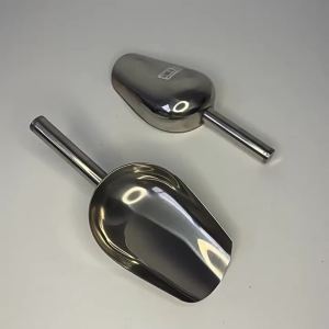 Vá Xúc Đá Inox - Muỗng Xúc Đá Inox loại Dày Đẹp Xịn - Dụng Cụ Xúc Đá - ALLIN