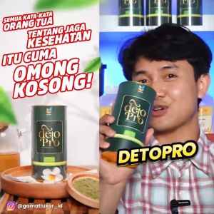 Teh Detoks DETO PRO by Herbal Panas Dingin | Teh Detoks | Isi 20 Kantong