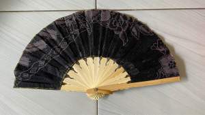 souvenir kipas batik besar 28cm  kipas tangan grosir  souvenir pernikahan