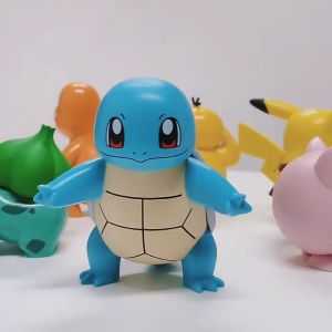 6pcs/set Pokemon Cake Topper Anime Figure Pikachu Party Happy Birthday Pokemon Cake Decoration Ornaments Supplies Kids Gifts Cake Topper For Kids Birthday Party Decorations Pikachu Ornaments Gift