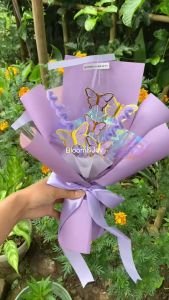 READY STOCK Buket kupu kupu hologram buket butterfly buket pipe cleaner