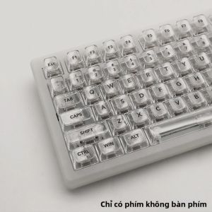 USLION 115-Key OEM Profile Đầy Màu Sắc Full Keycaps Trong Suốt Cho Các Công Tắc MX PC Clear Gaming Bàn Phím Cơ Học Key Caps