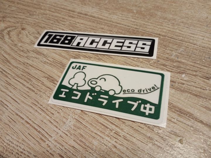 Jaf Sticker Sticker JAf Eco Drive Japan Car Style | Lazada.co.th