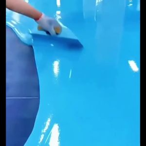 🔥2h quick-drying🔥3in1 Epoxy Floor Paint 1kg with brush Waterproof Renovation Anti-cracking Wear-Resistant Suitable For Cement Floor Factory Warehouse Office epoxy paint for flooring rubberized paint for flooring waterproof epoxy floor paint