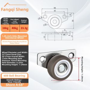 FANGXIANSHENG | Heavy Duty Load Moving Casters Wheels