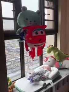 Electric Balloon Pump 600W Portable Dual Nozzle Air Inflator with Tying Tool for Party Decoration Birthday & Baby Shower