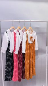 CF Kids Gamis Anak Perempuan Beatrice Polkadot