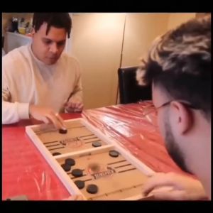 Table Fast Hockey Paced Sling Puck Winner Game Toys for Family Child Kids Board-Game Funny Toys Fast Hockey 彈彈棋