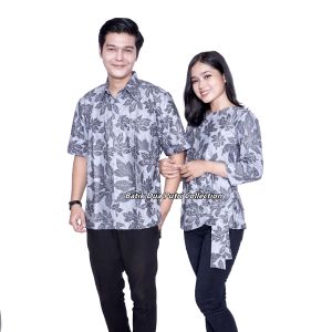 Couple Batik Wanita Atasan Batik Minimalis Blouse Batik