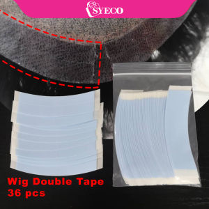 wig double sided tape toupee 36pcs double sided tape wig glue Blue Double Supertape For Toupee /Lace Wig/Tape Hair men wig tape