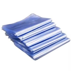 ฟิล์มหด PVC ใส ป้องกันความชื้น ขนาด 6-29 ซม. ฟิล์มหดด้วยลมร้อน บรรจุภัณฑ์ ฟิล์มป้องกันการยึดเกาะ รองเท้า เครื่อง�่าผม