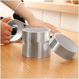 Aluminium Foil Tape Silver Heat Resistant Leakproof Adhesives Patching Repair Anti-Leakage Duct Tape Kitchen Waterproof Stickers