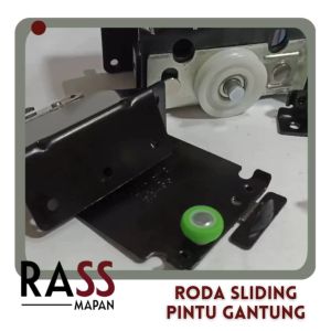 Paket rel Sliding Gantung Huben RG 99 3 METER 2 DAUN PINTU DAN 3 DAUN PINTU